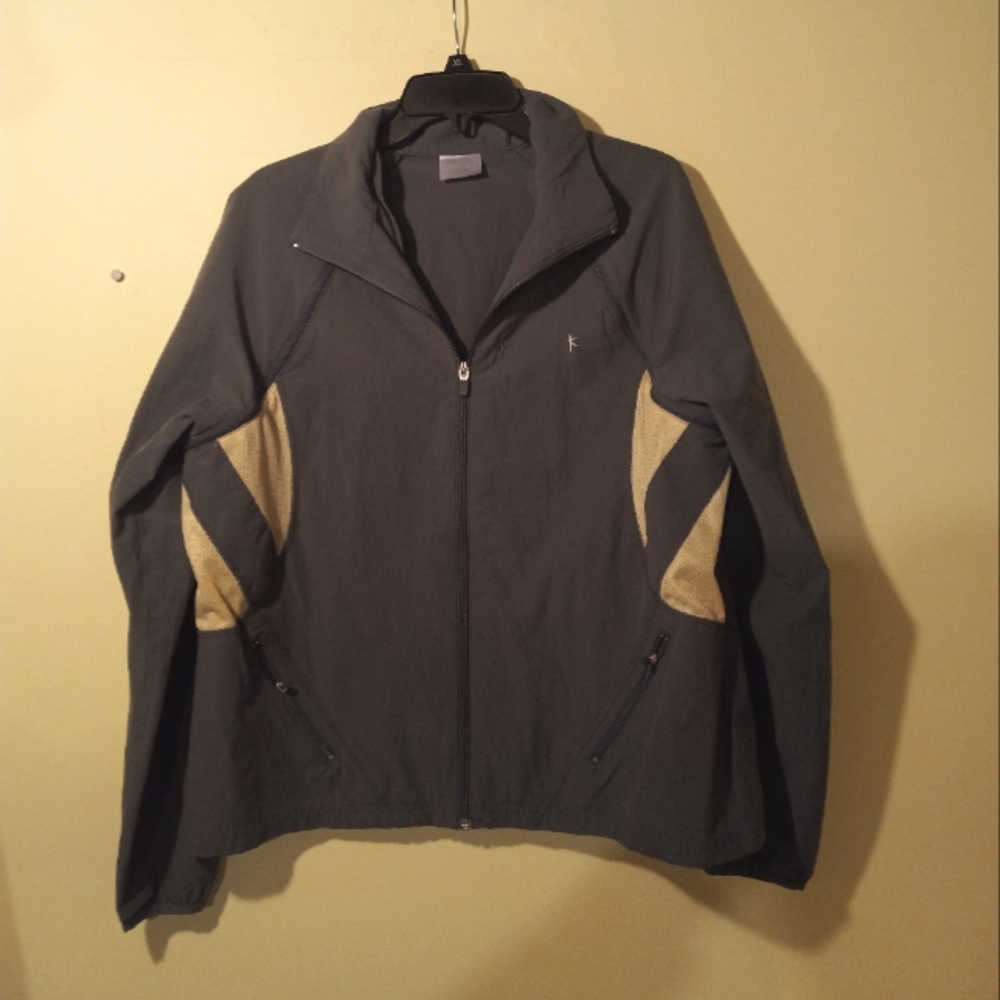 Women's Danskin Now Zip Up All Weather Windbreaker.
